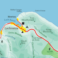 Cover Image for Arran topography: Touristic Map