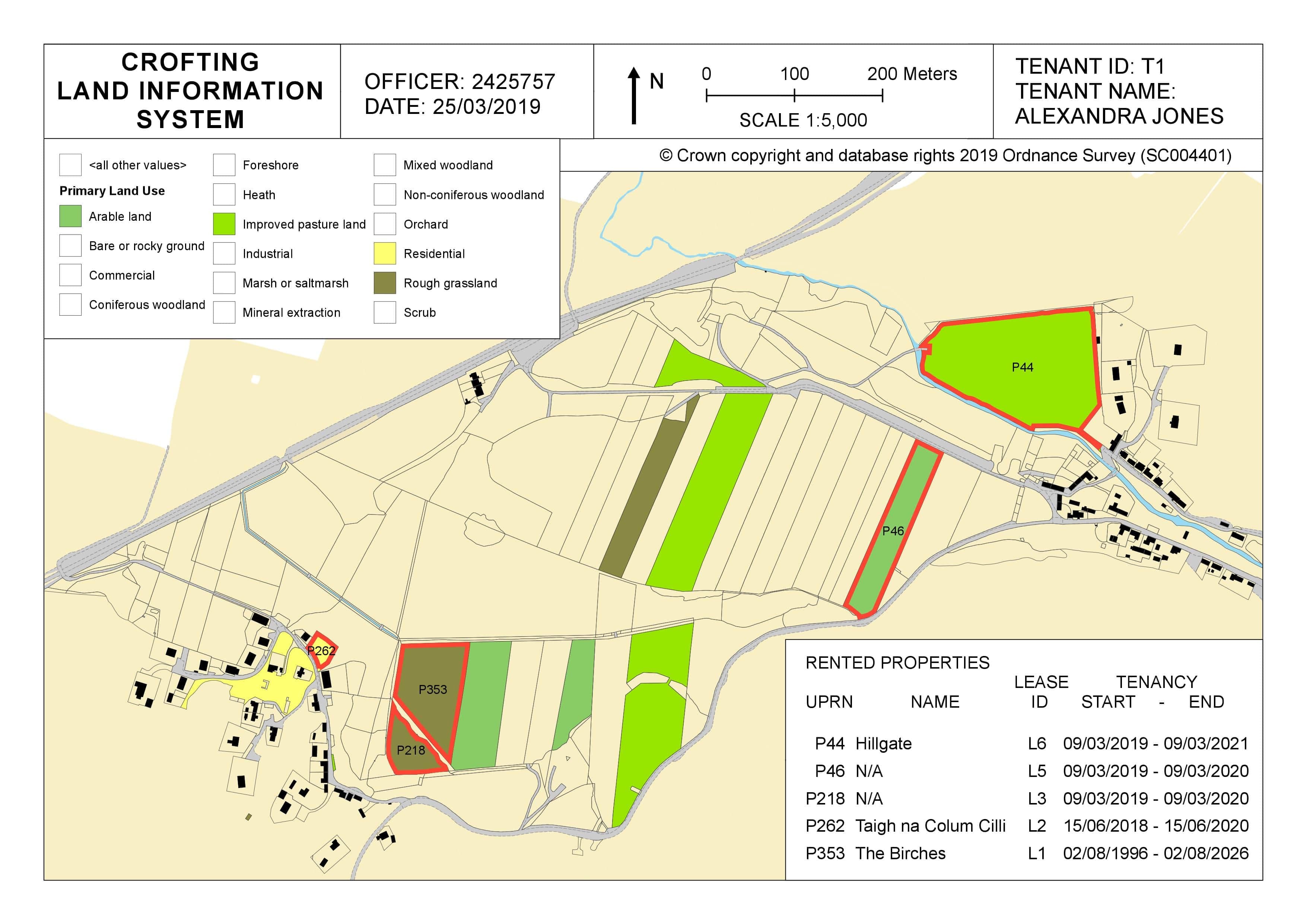 Cover Image for Land plot database